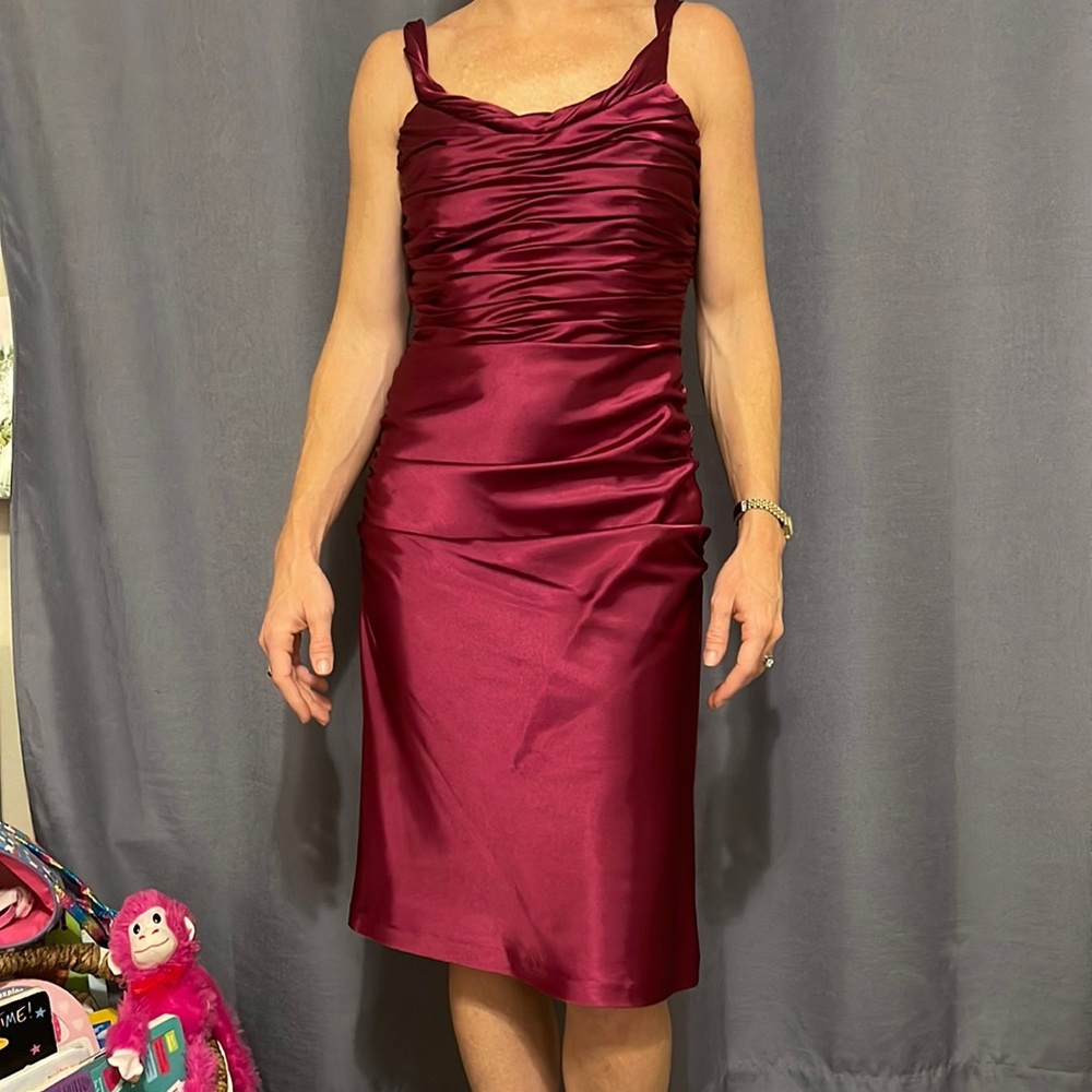 Fuchsia Midi Gown